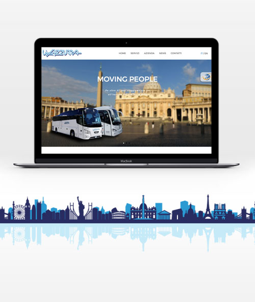 Linea Azzurra bus: website redesign and communication