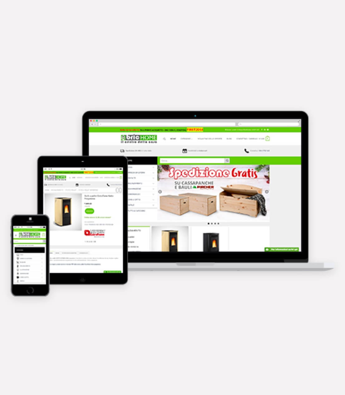 Brichome: eCommerce site redesign and optimization