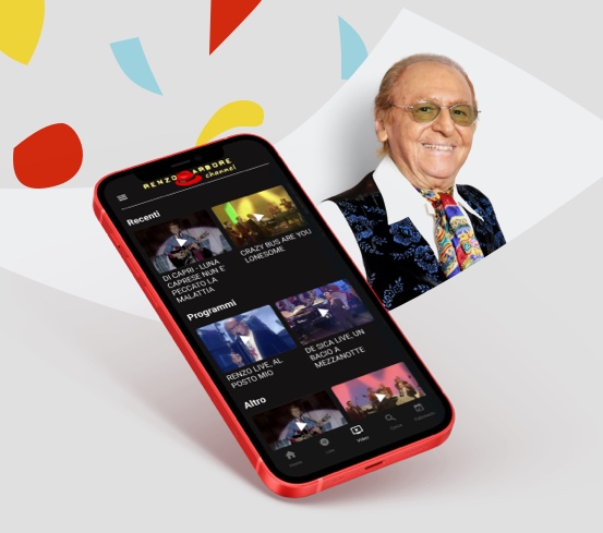 Renzo Arbore Channel, la nuova mobile video streaming app