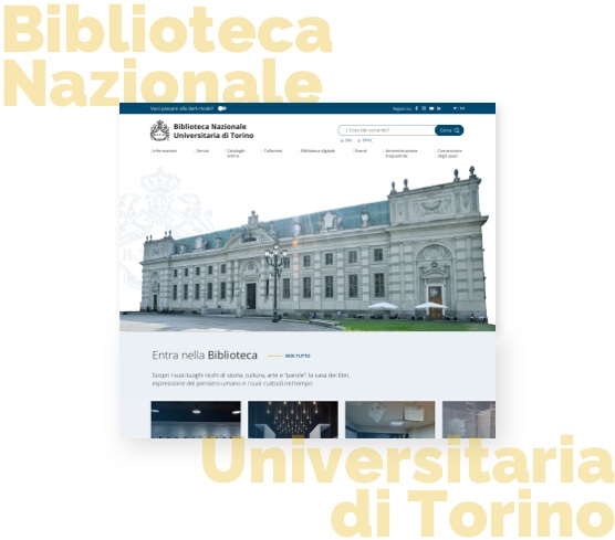 The new website of Biblioteca Nazionale Universitaria di Torino