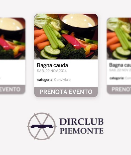 The new web platform of Dirclub Piemonte