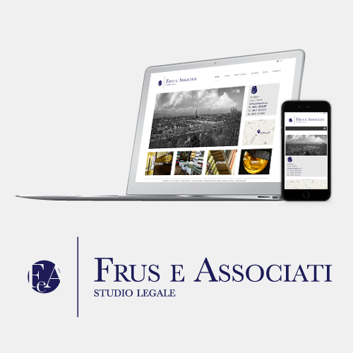 Sito web e immagine coordinata per lo Studio Legale Frus