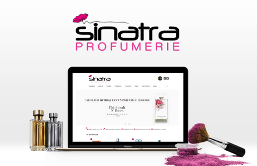 The new eCommerce platform of Sinatra Profumerie